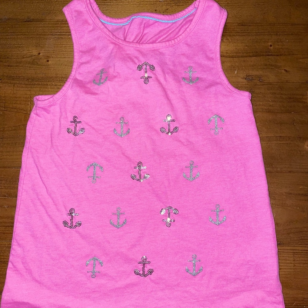 Girls pink tank